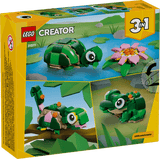 LEGO Creator 3in1 Turtle with a Water Lily Flower 124 Pieces 4 × 10 × 6 cm Multicolour