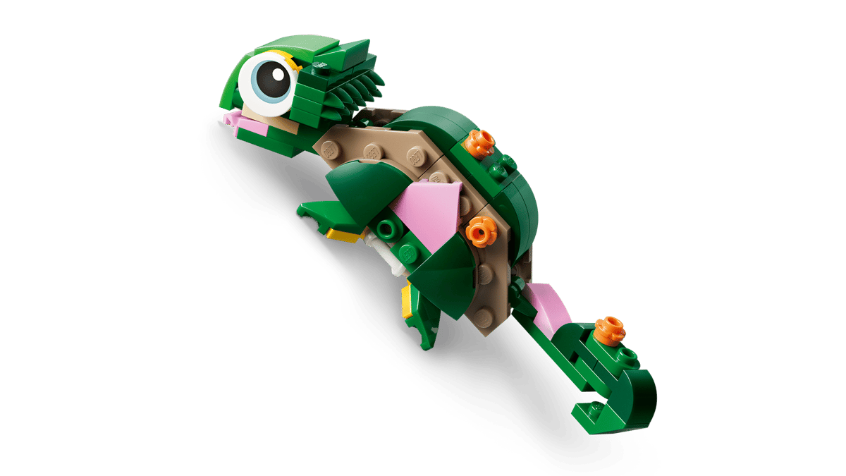 LEGO Creator 3in1 Turtle with a Water Lily Flower 124 Pieces 4 × 10 × 6 cm Multicolour