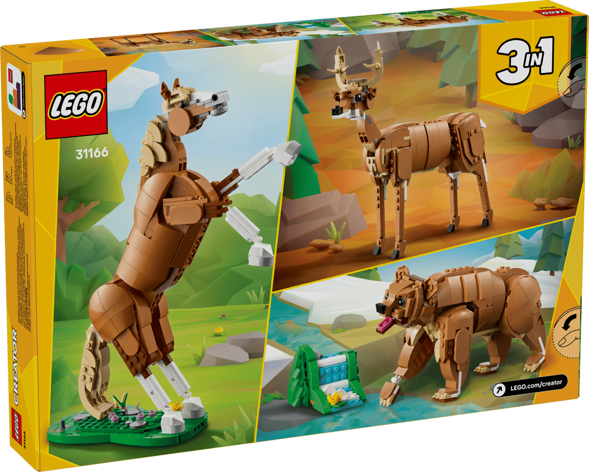 LEGO Creator 3in1 Beautiful Horse 685 Pieces 23 × 24 × 8 cm Multicolour