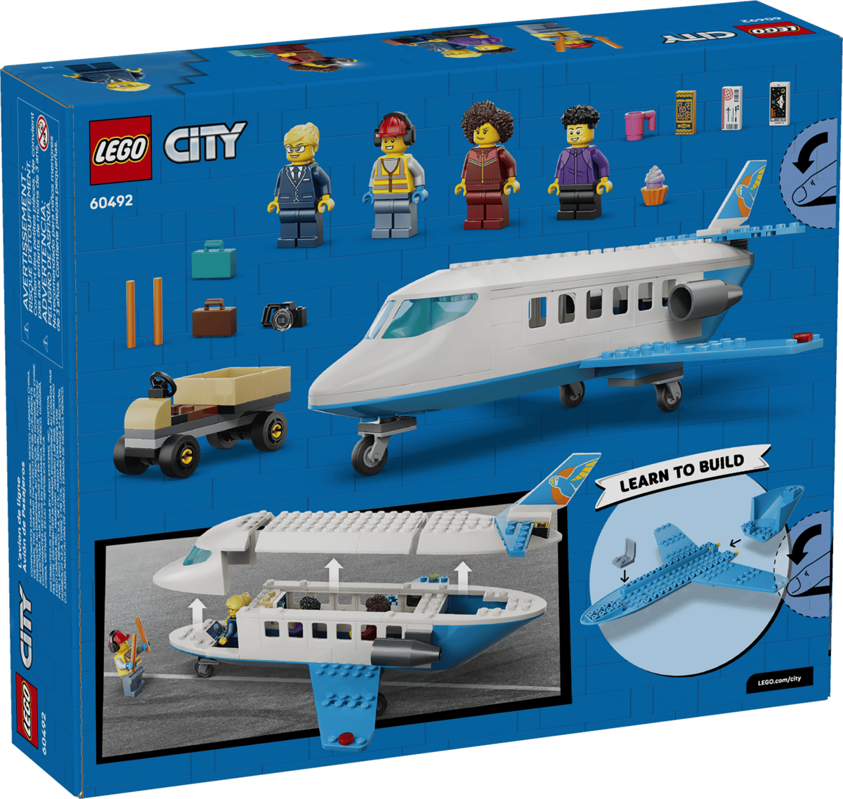 LEGO City Passenger Jet 118 Pieces 10 × 27 × 20 cm Multicolour