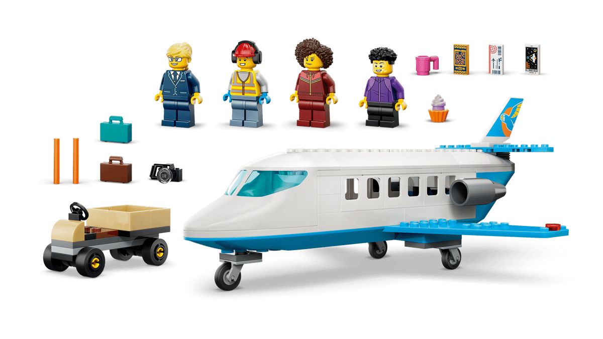LEGO City Passenger Jet 118 Pieces 10 × 27 × 20 cm Multicolour