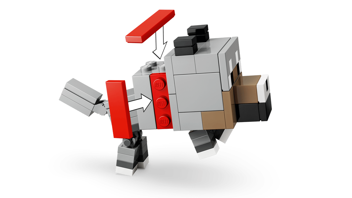 LEGO Minecraft Chicken Jockey Desert Attack 428 Pieces Multicolour
