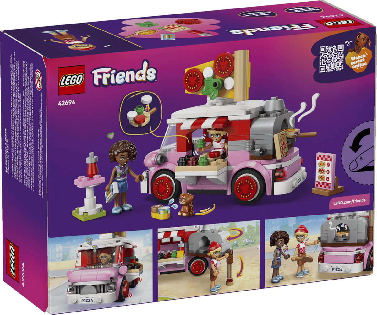 LEGO Friends Pizza Truck 190 Pieces 9 × 12 × 7 cm Multicolour