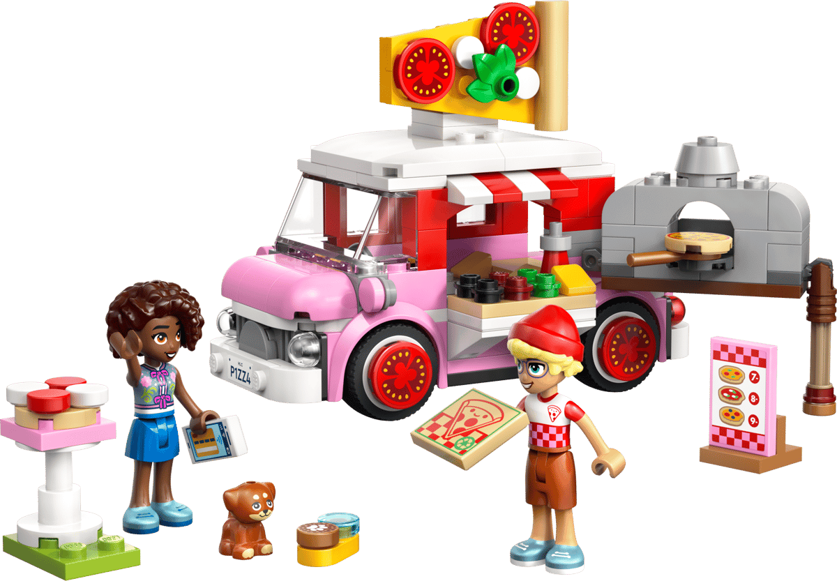 LEGO Friends Pizza Truck 190 Pieces 9 × 12 × 7 cm Multicolour