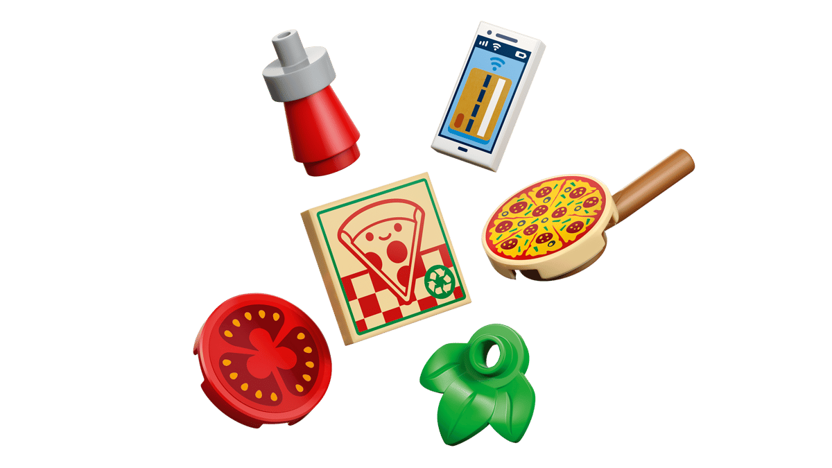 LEGO Friends Pizza Truck 190 Pieces 9 × 12 × 7 cm Multicolour