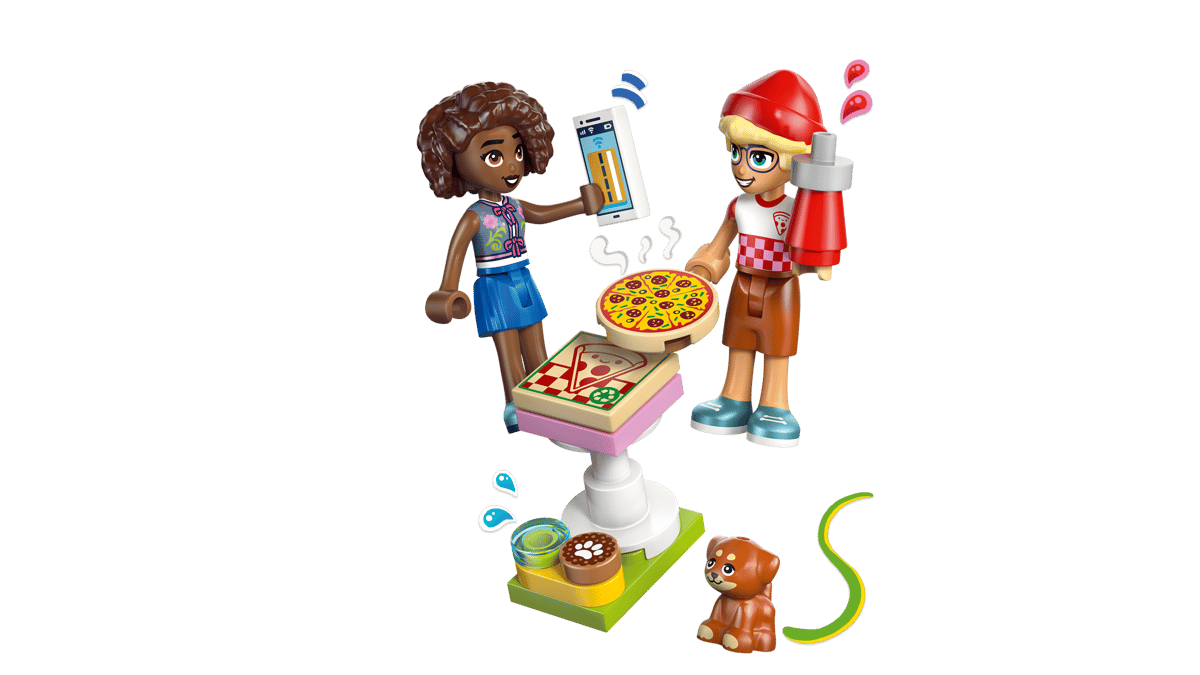LEGO Friends Pizza Truck 190 Pieces 9 × 12 × 7 cm Multicolour
