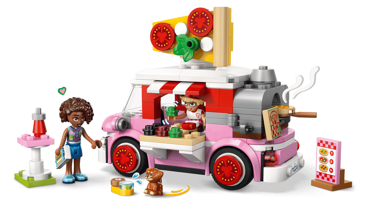 LEGO Friends Pizza Truck 190 Pieces 9 × 12 × 7 cm Multicolour