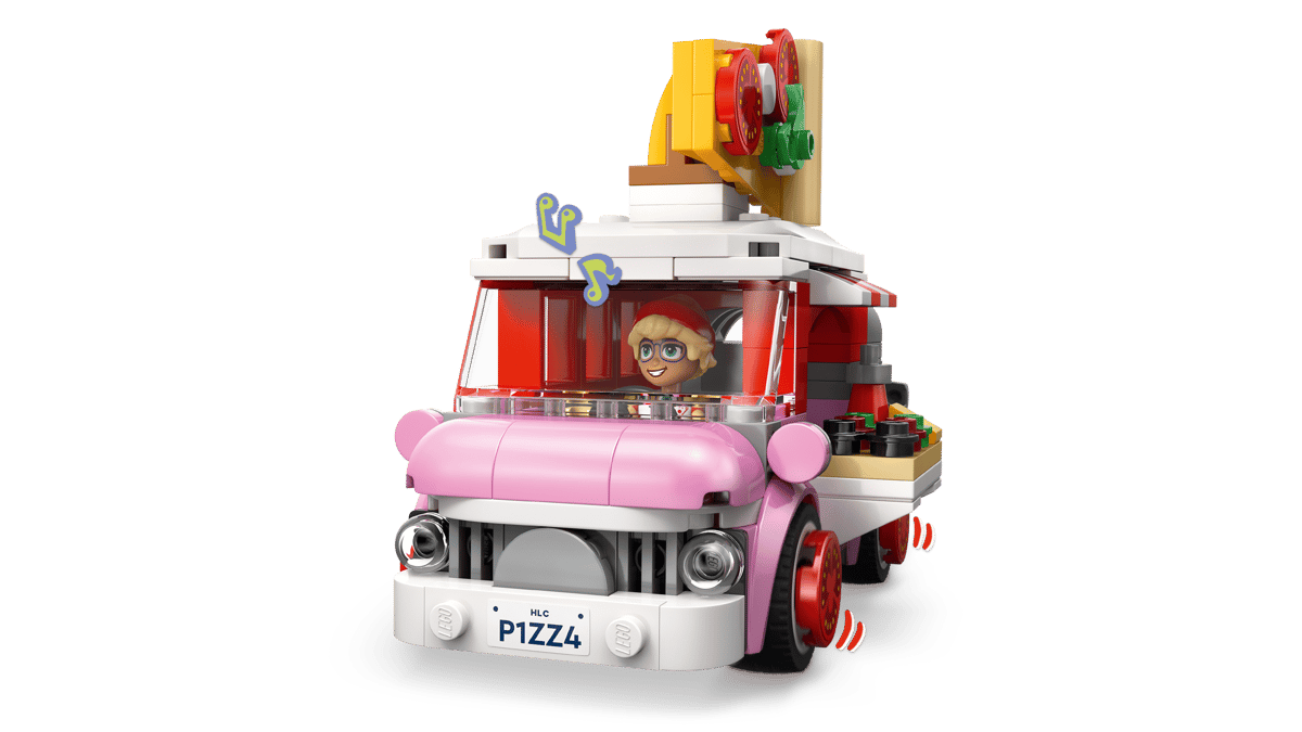 LEGO Friends Pizza Truck 190 Pieces 9 × 12 × 7 cm Multicolour