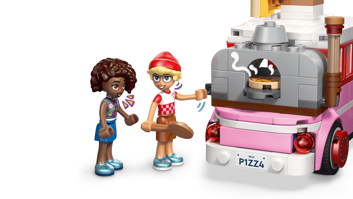 LEGO Friends Pizza Truck 190 Pieces 9 × 12 × 7 cm Multicolour