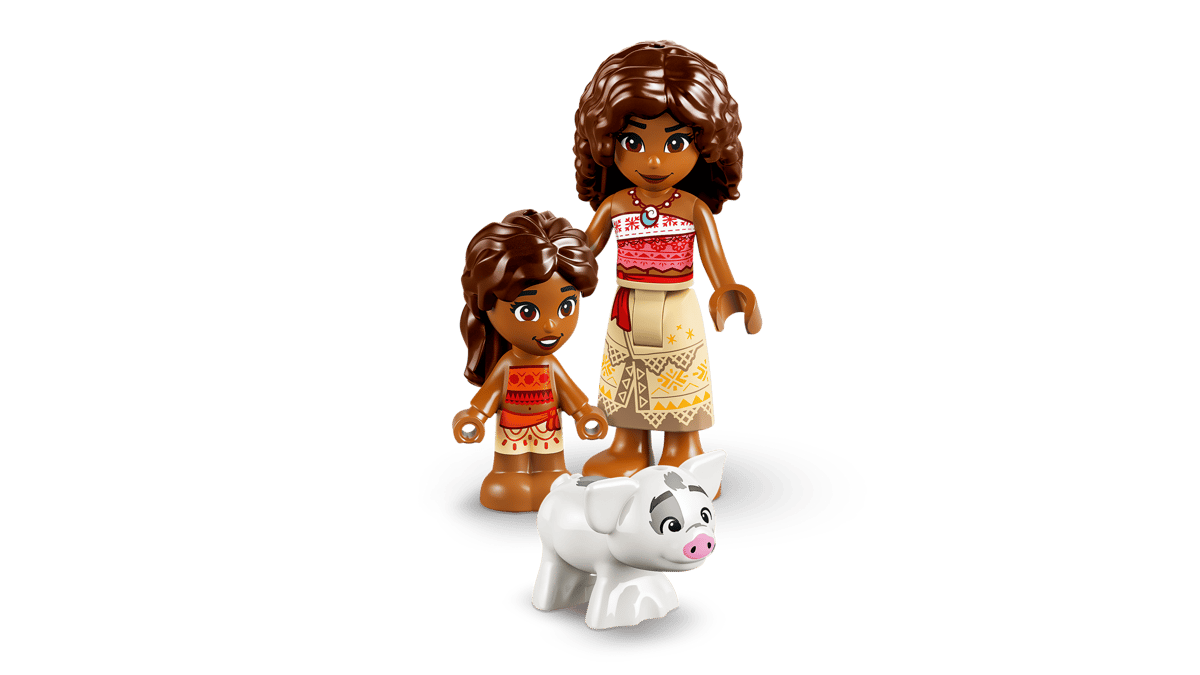 LEGO Disney Moana Village House & Boat 85 Pieces 11 × 6 × 3 cm Multicolour