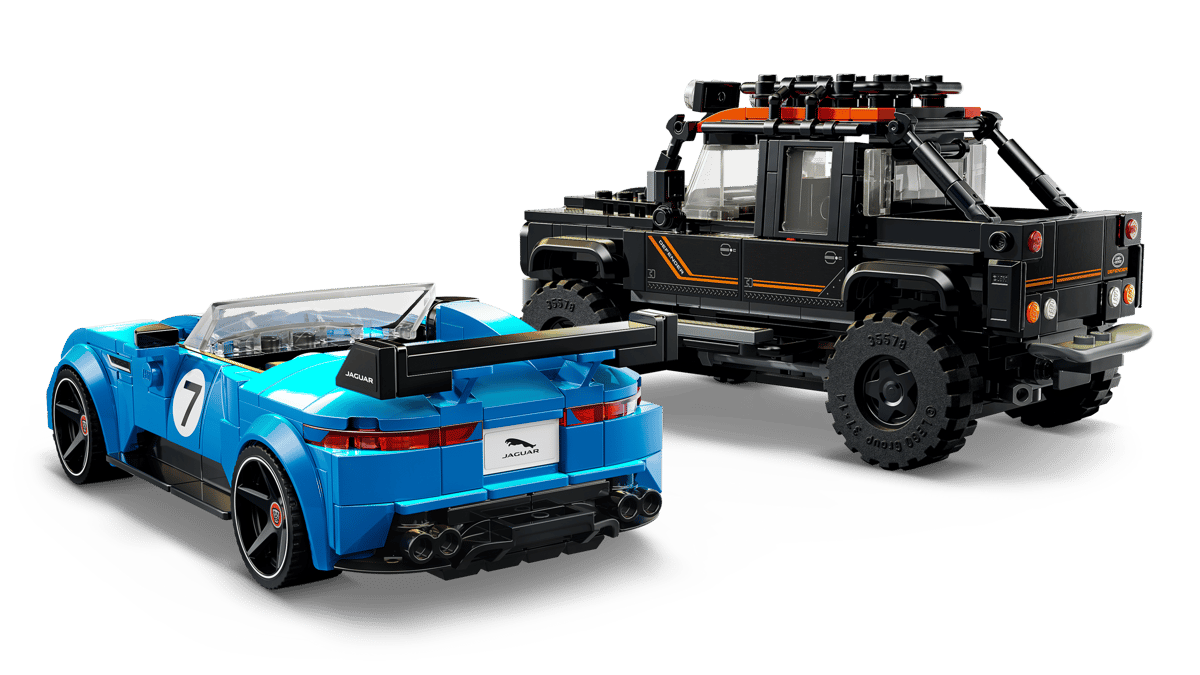 LEGO Speed Champions Jaguar Project 7 & Land Rover Defender 740 Pieces 10Y+ – Multicolor