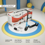Formula Fun by EMotorad Lil E Junior Electric Ride-On Scooter 6Y+ – Blue
