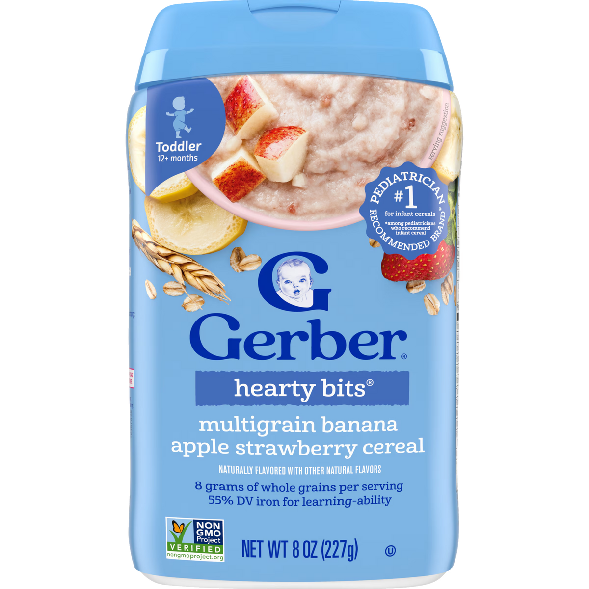 Gerber Multigrain Banana Apple Strawberry Cereal – Baby Cereal
