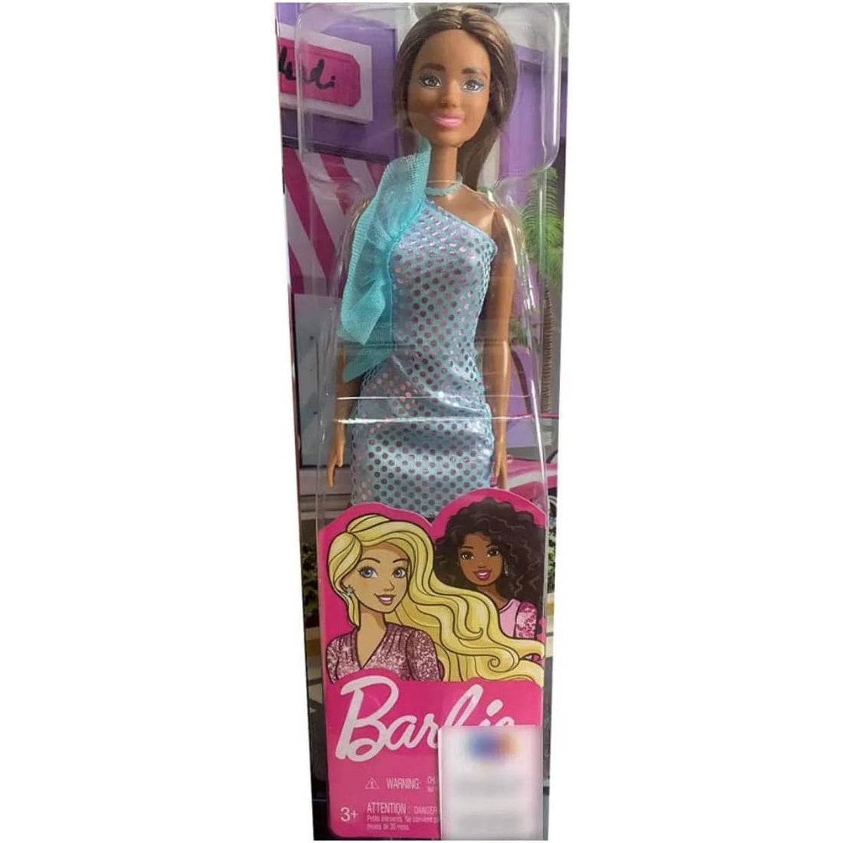 Barbie Glitz Brunette Hair Doll