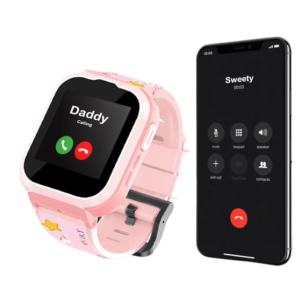 SPIKY Born Stylish 4G Smart Watch Cyclops 10+ Years/ Pink