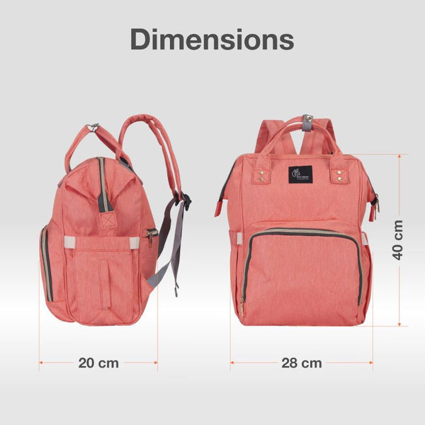R For Rabbit Diaper Bag Caramello Pink