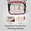 R For Rabbit Diaper Bag Caramello Red Cream