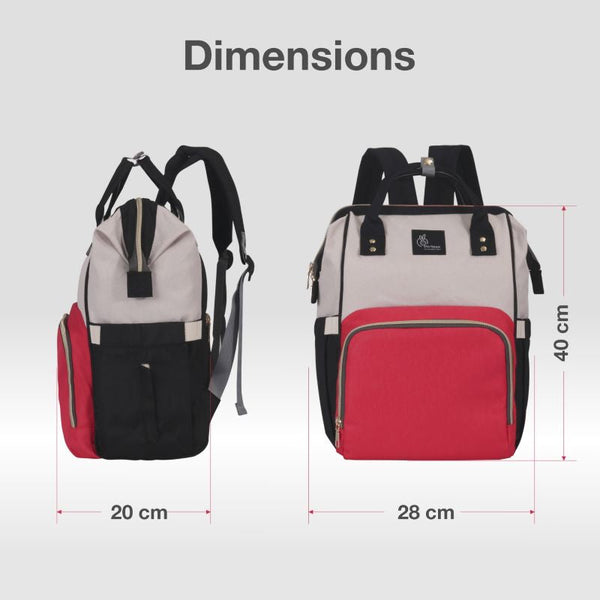 R For Rabbit Diaper Bag Caramello Red Cream