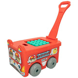 Sunta Fire Engine Trolley Building Blocks 30 Pieces 18M+