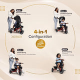 Chicco 4-in-1 Evolution Trike One Size Red