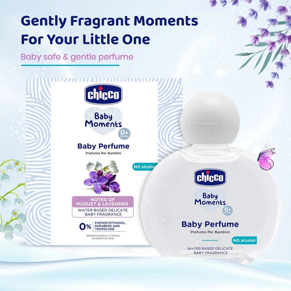 Chicco Water-Based Baby Perfume 100ml 0M+ – Clear