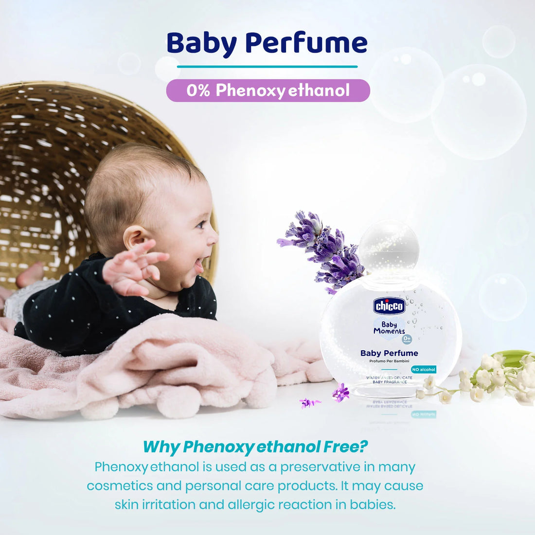Chicco Water-Based Baby Perfume 100ml 0M+ β Clear