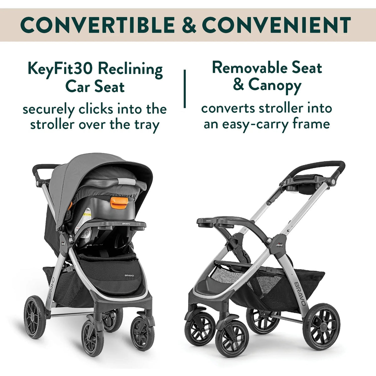 Chicco Bravo Trio Travel System One Size Camden
