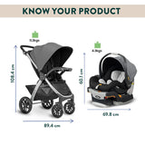 Chicco Bravo Trio Travel System One Size Camden