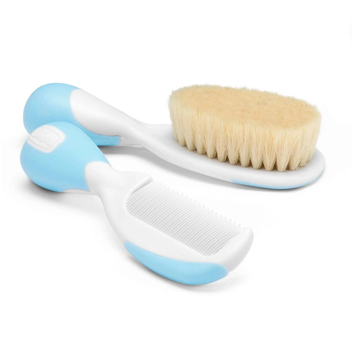 Chicco Baby Brush and Comb Set One Size Light Blue