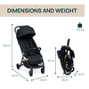 Chicco Glee Baby Stroller 0M+ - Uneven Black