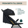 Chicco Glee Baby Stroller 0M+ - Uneven Black