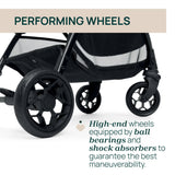 Chicco Glee Baby Stroller 0M+ - Uneven Black