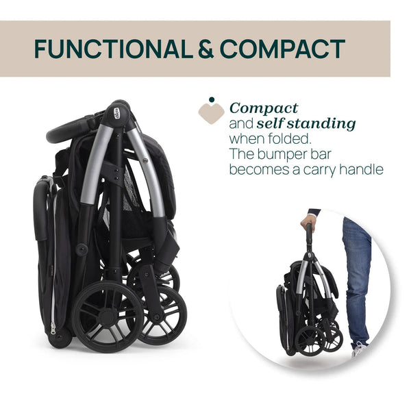 Chicco Goody XPlus Baby Stroller 0M+ – Ebony