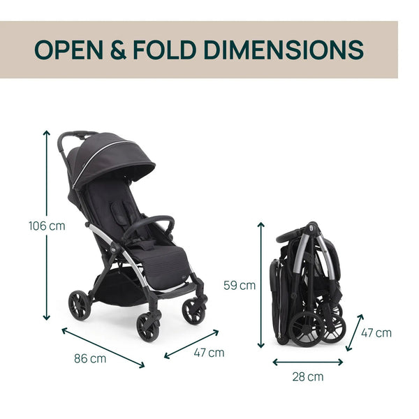 Chicco Goody XPlus Baby Stroller 0M+ – Ebony