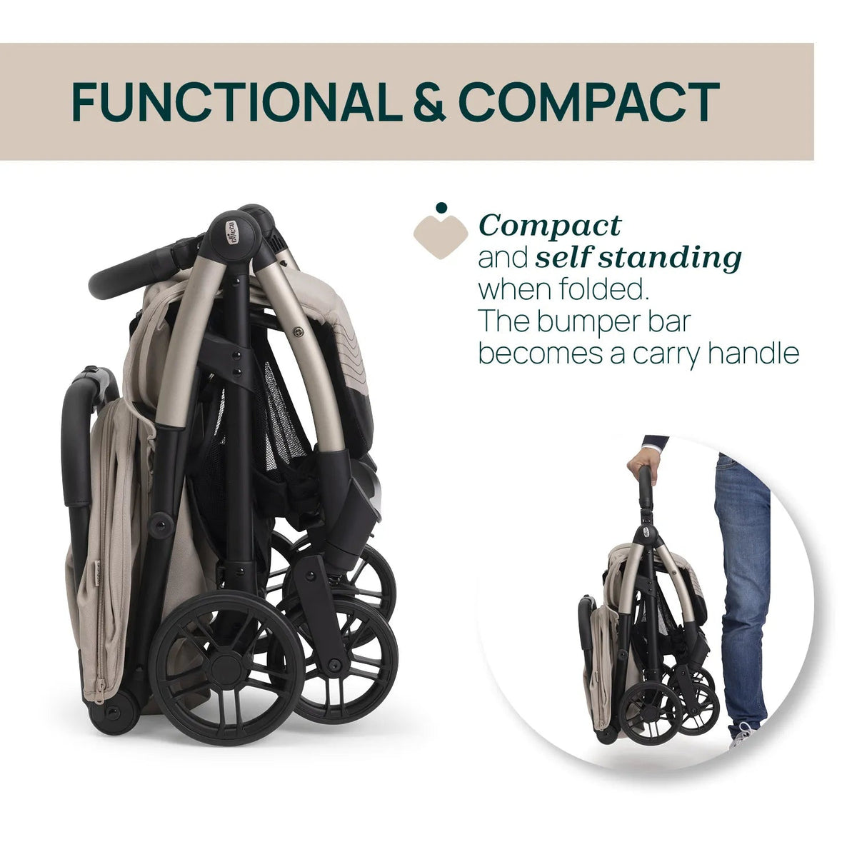 Chicco Goody XPlus Stroller One Size Sandshell Beige