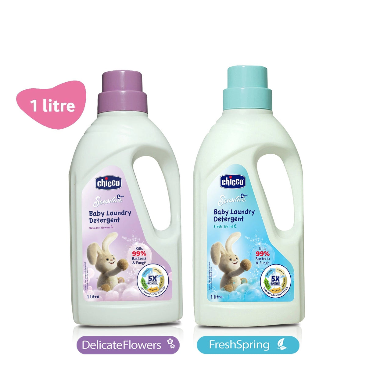 Chicco Baby Laundry Detergent 1 L Delicate Flowers