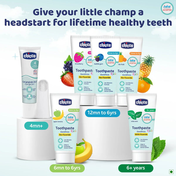 Chicco d Fruit Toothpaste 12M to 6Y