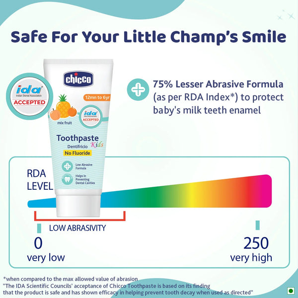 Chicco d Fruit Toothpaste 12M to 6Y