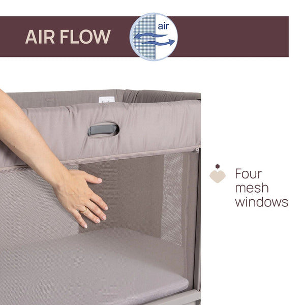 Chicco Next 2 Me Forever Co Sleeping Cot - Almond