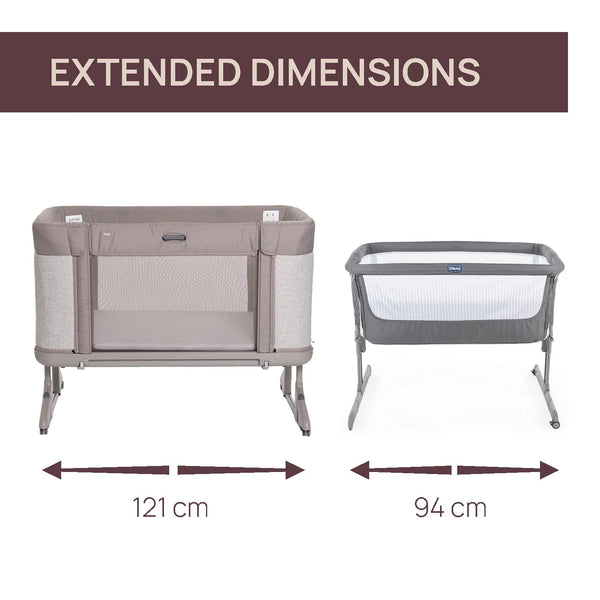 Chicco Next 2 Me Forever Co Sleeping Cot - Almond