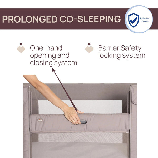 Chicco Next 2 Me Forever Co Sleeping Cot - Almond