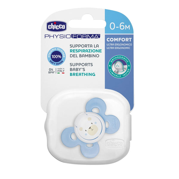 Chicco Physio Comfort Soother 2–6M Blue