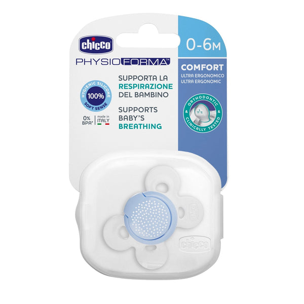 Chicco Physio Comfort Soother 2–6M Blue