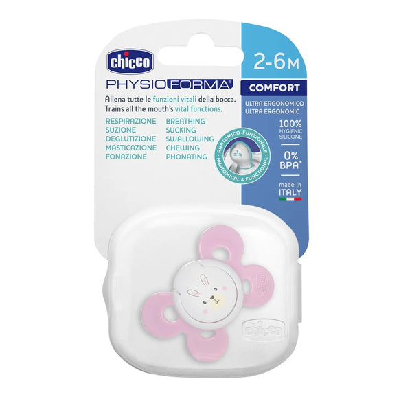 Chicco Physio Comfort Soother 2–6M Pink