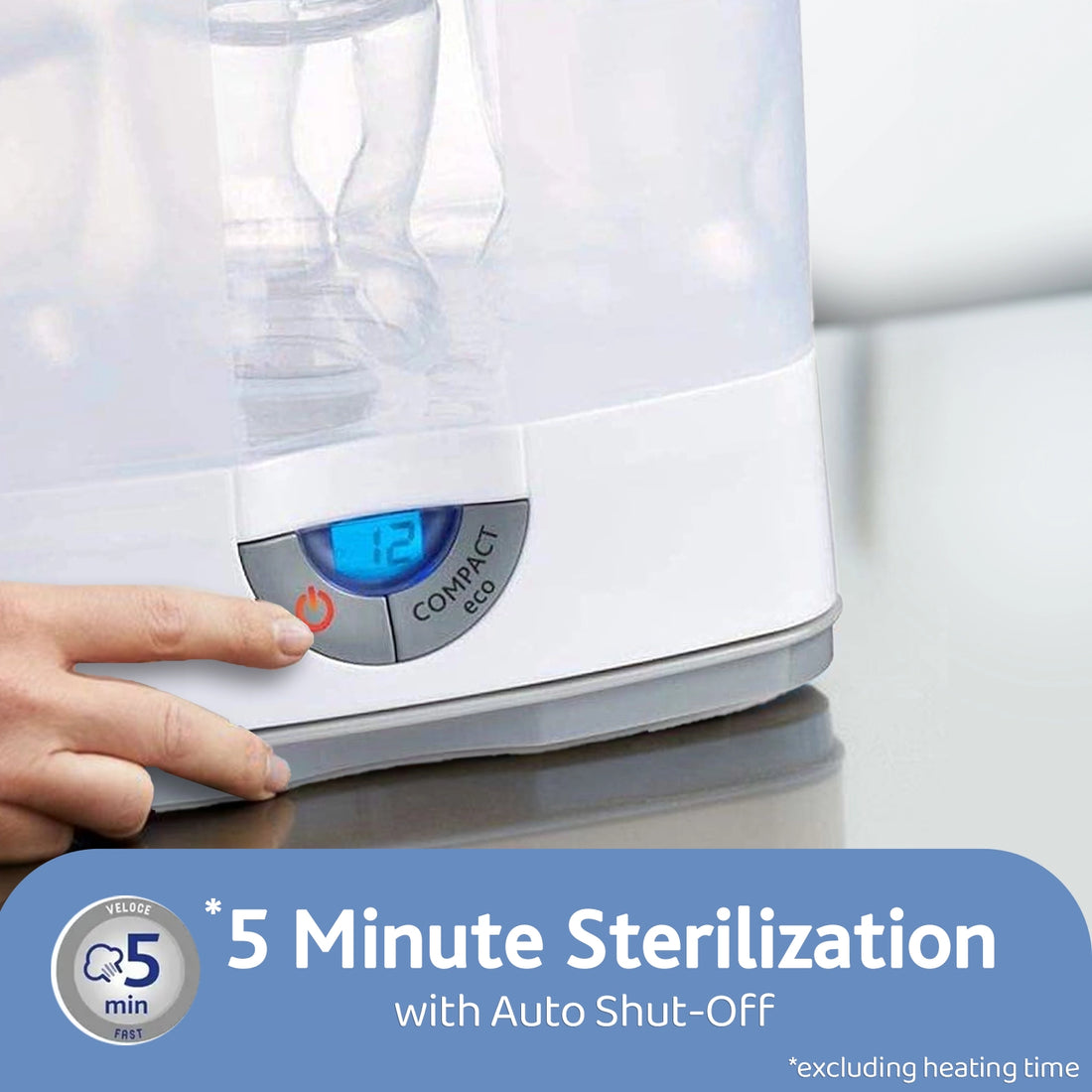 Chicco Steam Sterilizer 3In1 Standard Size White