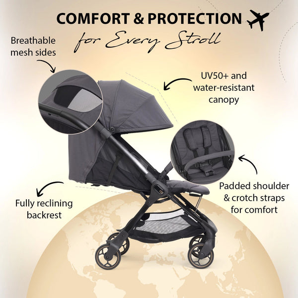 Chicco We 2 Stroller Ebony - Black
