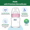 Chicco Well-Being Glass Feeding Bottle 120ml Slow Flow 0M+ – Pink