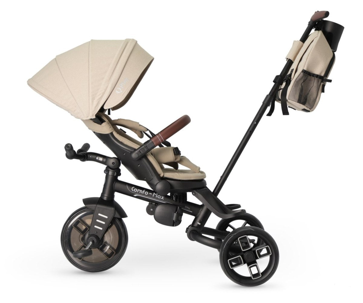 QPlay Comfo Max 7-in-1 Trike 10 Months to 6 Years Beige