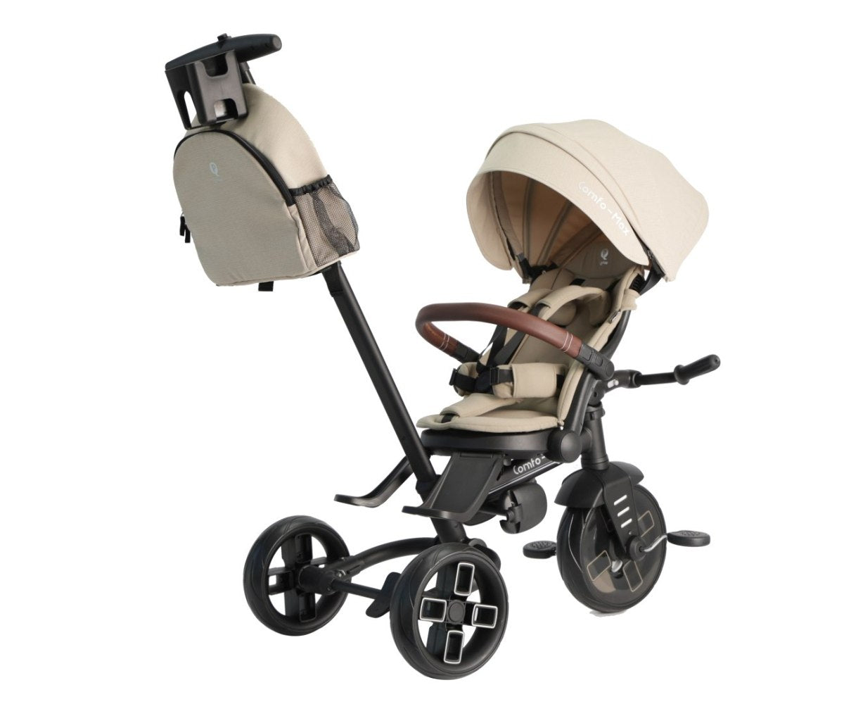 QPlay Comfo Max 7-in-1 Trike 10 Months to 6 Years Beige