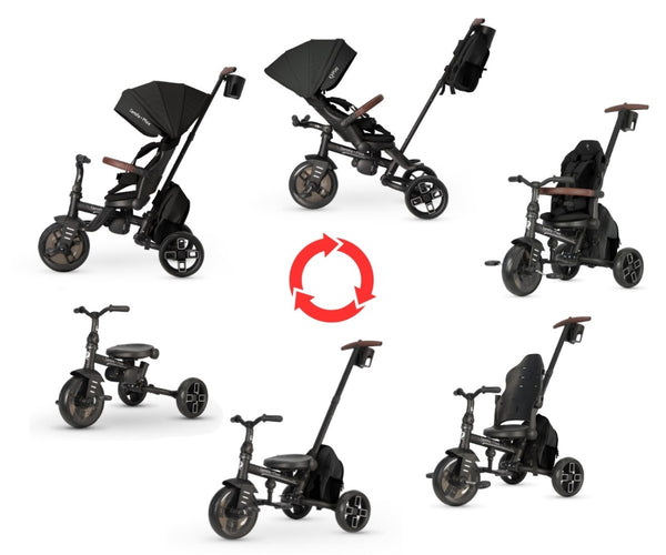 Qplay Comfo Max 7 in 1 Trike - Black